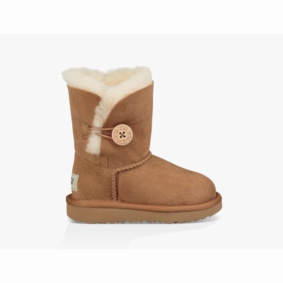 Botas UGG Bailey Button II Criança Marrom | PT-VPIDT